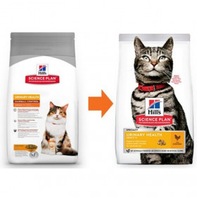Суха храна за котка Hills Science Plan Cat Adult Urinary & Hairball 